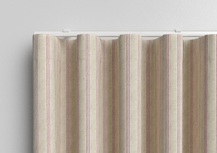 Emily Bond George Stripe Print, Red - Made to Measure Curtains - Image 13